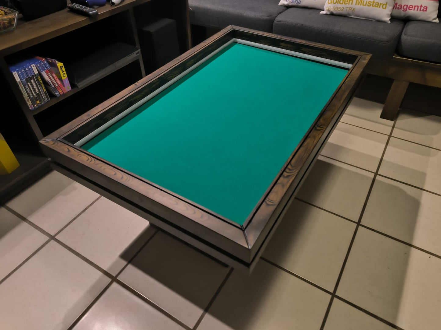 MESA DE CENTRO/JUEGOS RECTANGULAR CON LUZ LED