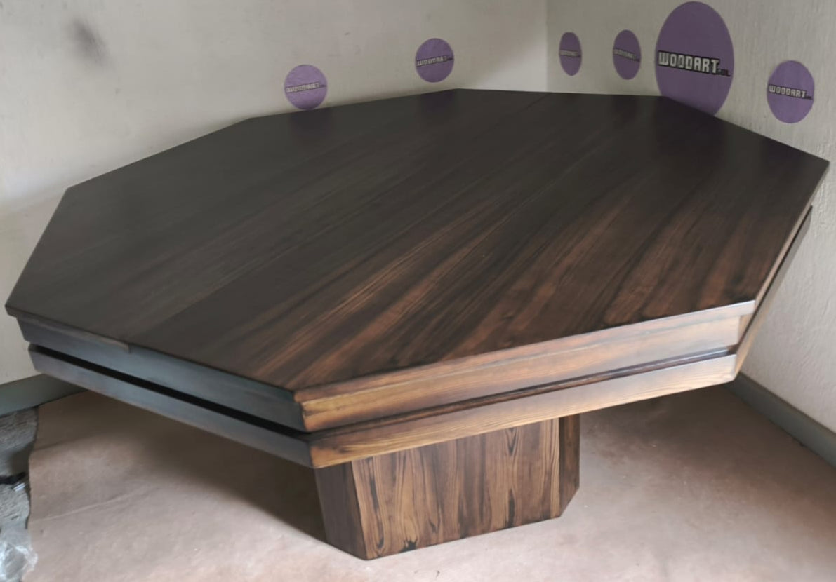 MESA DELUX OCTAGONAL CON LUZ LED