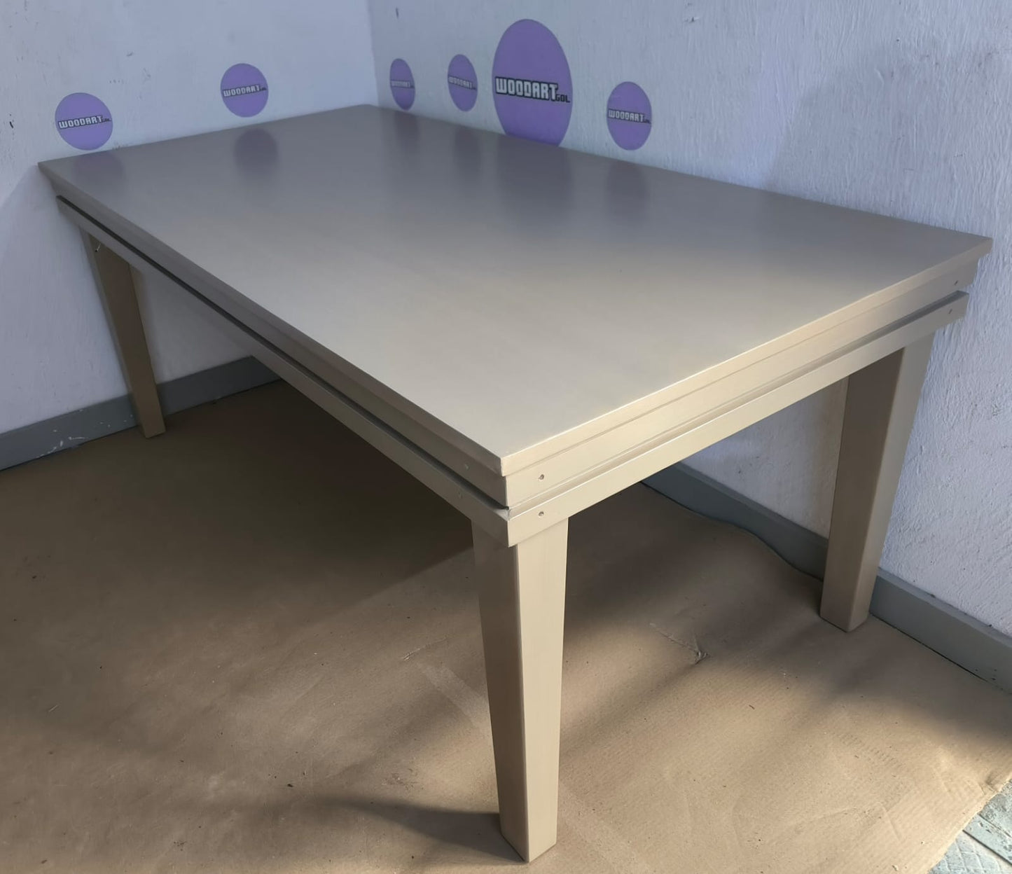COMEDOR/MESA DE POKER RECTANGULAR 8 PERSONAS CON PORTAVASOS SIN LUZ LED