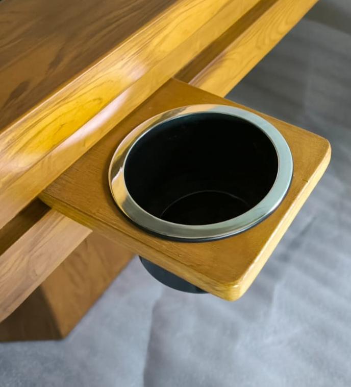 MESA DELUX HEXAGONAL SIN LED CON PASA DADOS