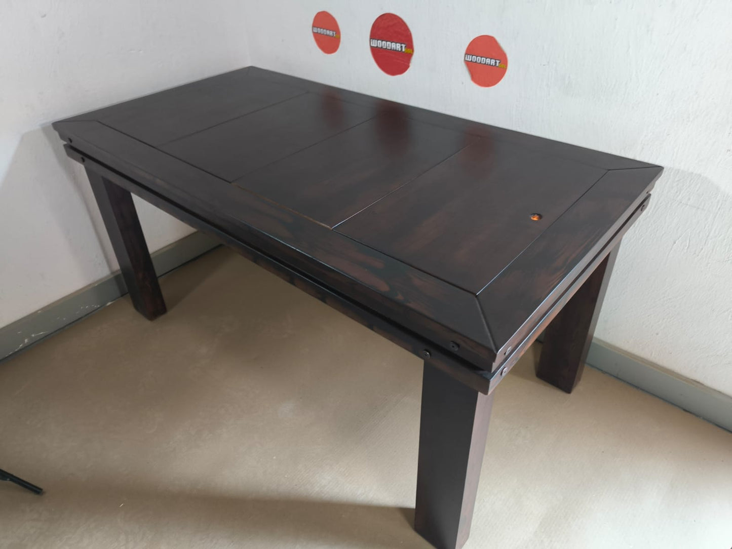 MESA RECTANGULAR SIN LUZ LED para 6 personas