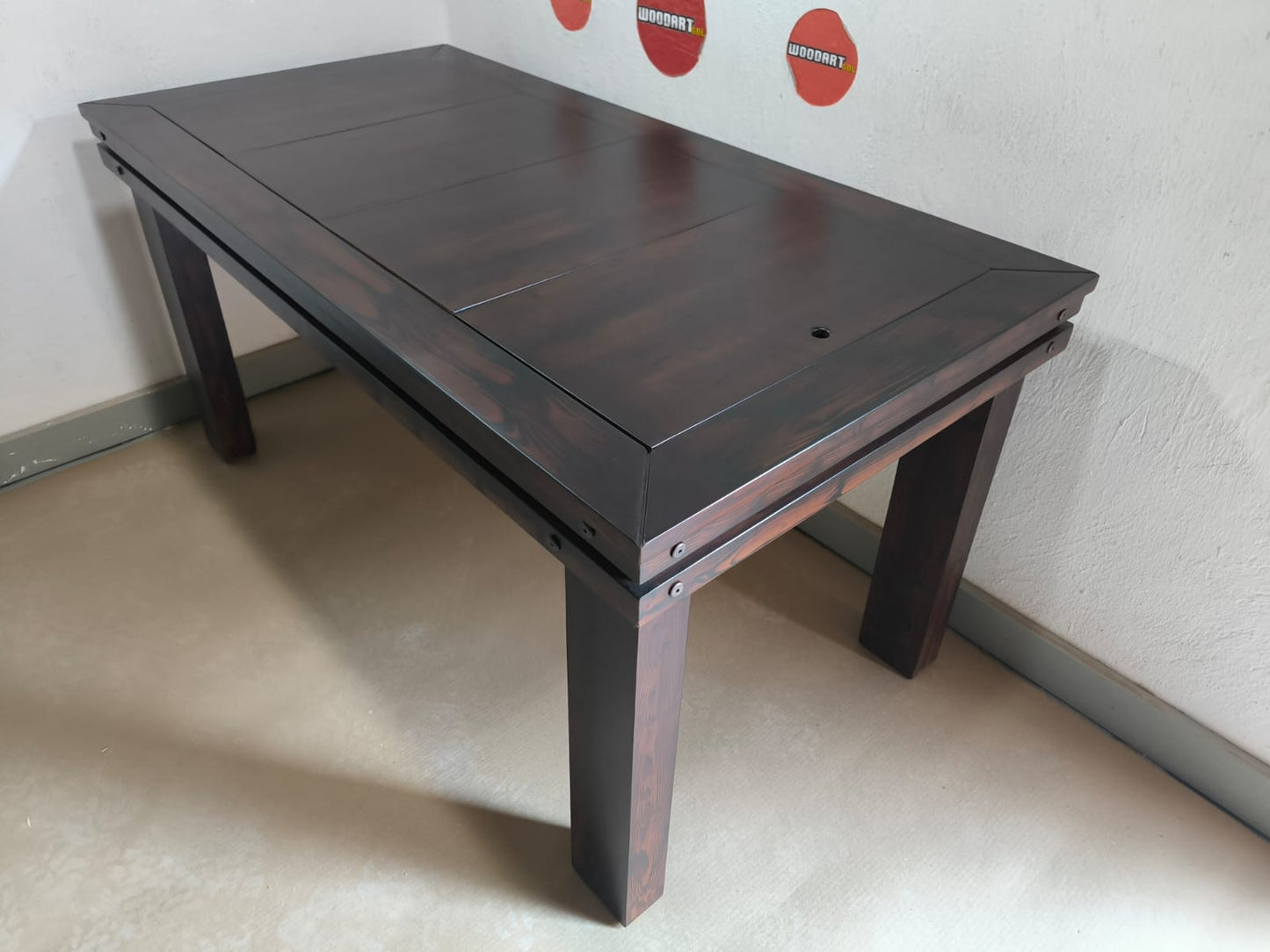 MESA RECTANGULAR SIN LUZ LED para 6 personas
