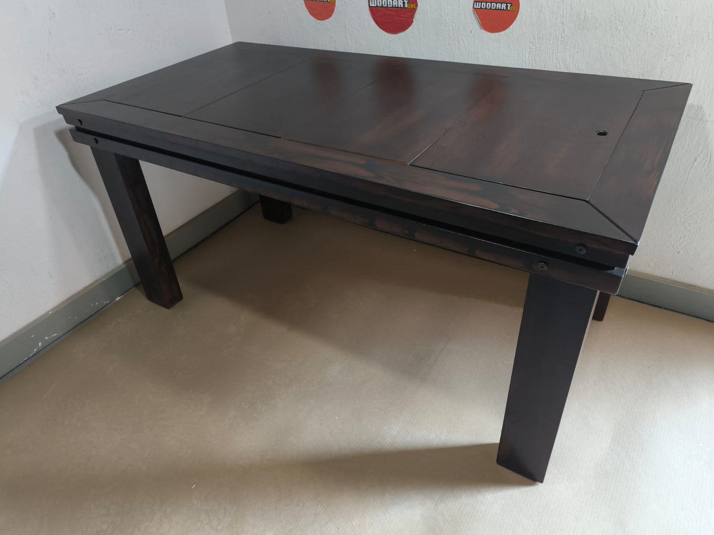MESA RECTANGULAR SIN LUZ LED para 6 personas