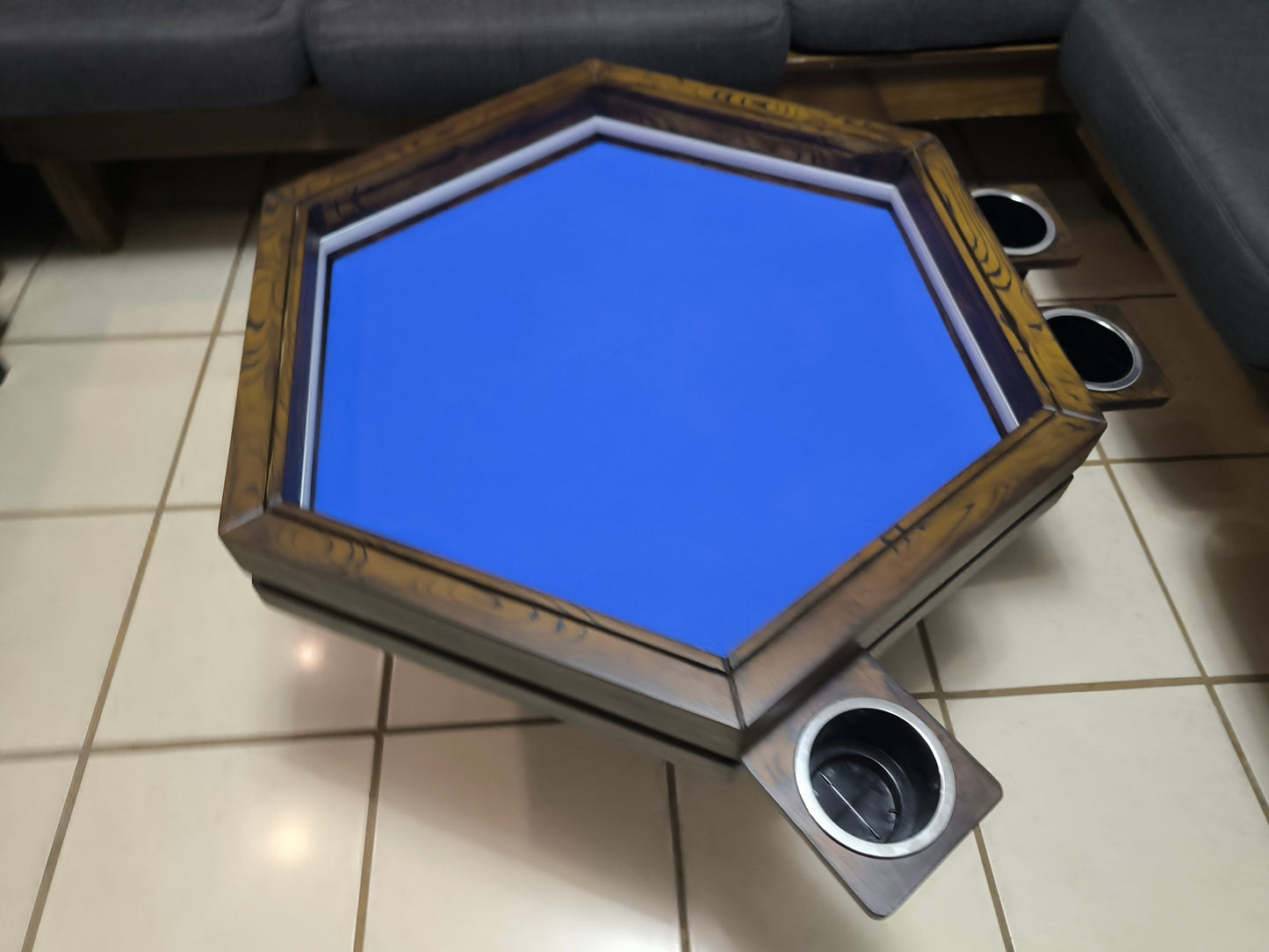 MESA HEXAGONAL DE CENTRO/JUEGOS SIN LUZ LED
