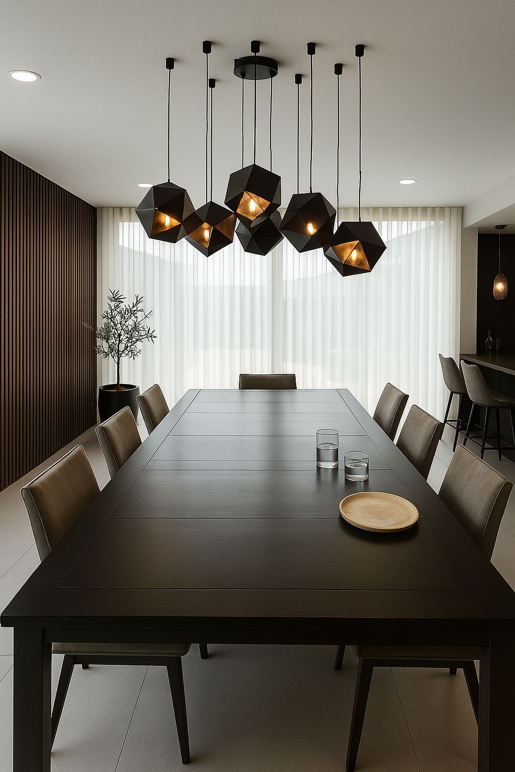 MESA JUEGO/COMEDOR "XXL" RECTANGULAR CON LUZ LED PARA 12 PERSONAS
