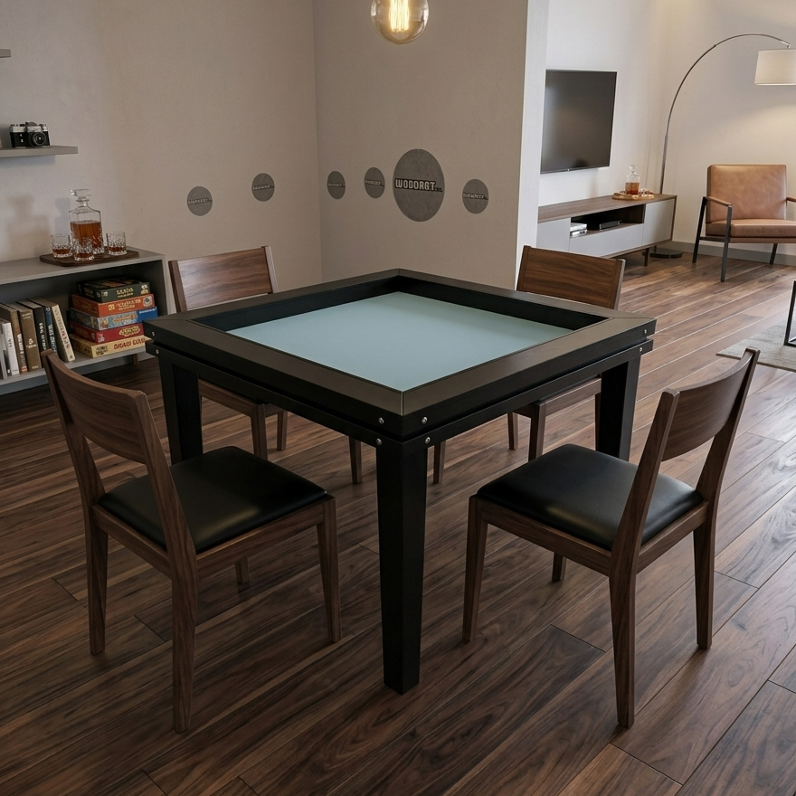 4 Sillas RISK Práctica y Cómoda - Hecha 100% de Madera