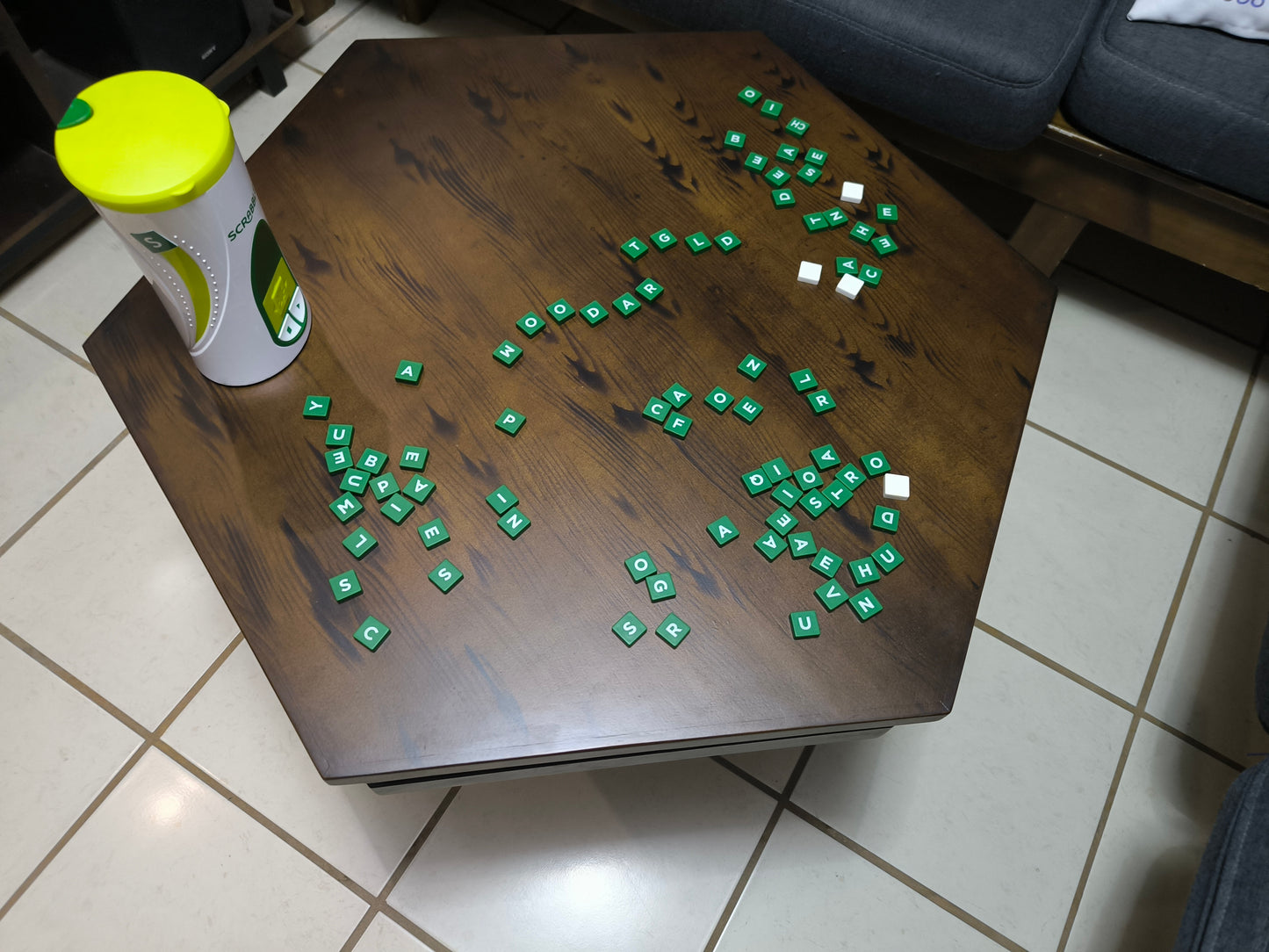 MESA HEXAGONAL DE CENTRO/JUEGOS SIN LUZ LED