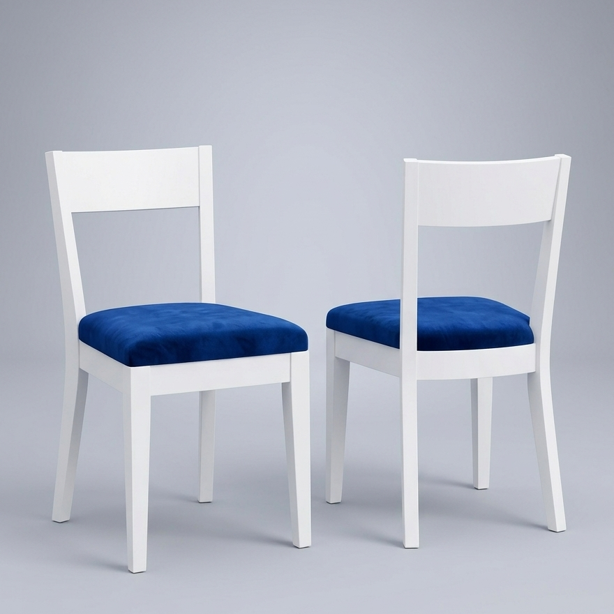 4 Sillas Catán Práctica y Cómoda - Hecha 100% de Madera
