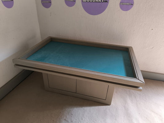 MESA DE CENTRO/JUEGOS RECTANGULAR SIN LUZ LED.