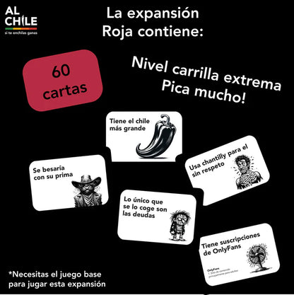 JUEGO DE MESA - Al Chile Expansión Roja