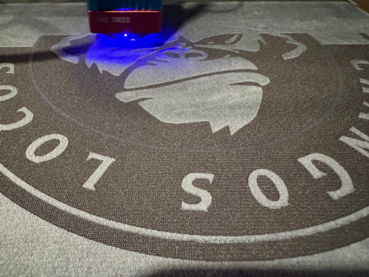 GRABADO LASER EN PAÑO Personalización con tu logo.