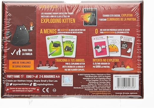 JUEGO DE MESA - Exploding Kittens