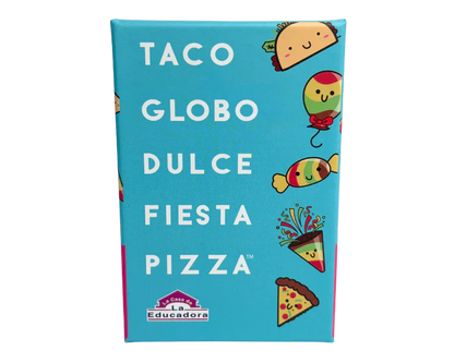 JUEGO DE MESA -  Taco Globo Dulce Fiesta Pizza en Español
