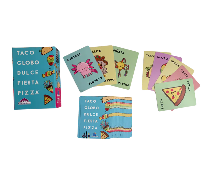 JUEGO DE MESA -  Taco Globo Dulce Fiesta Pizza en Español