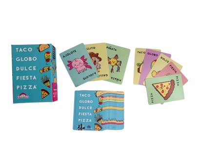 JUEGO DE MESA -  Taco Globo Dulce Fiesta Pizza en Español