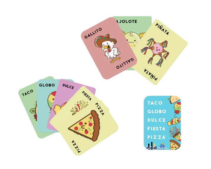 JUEGO DE MESA -  Taco Globo Dulce Fiesta Pizza en Español