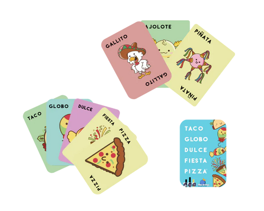JUEGO DE MESA -  Taco Globo Dulce Fiesta Pizza en Español