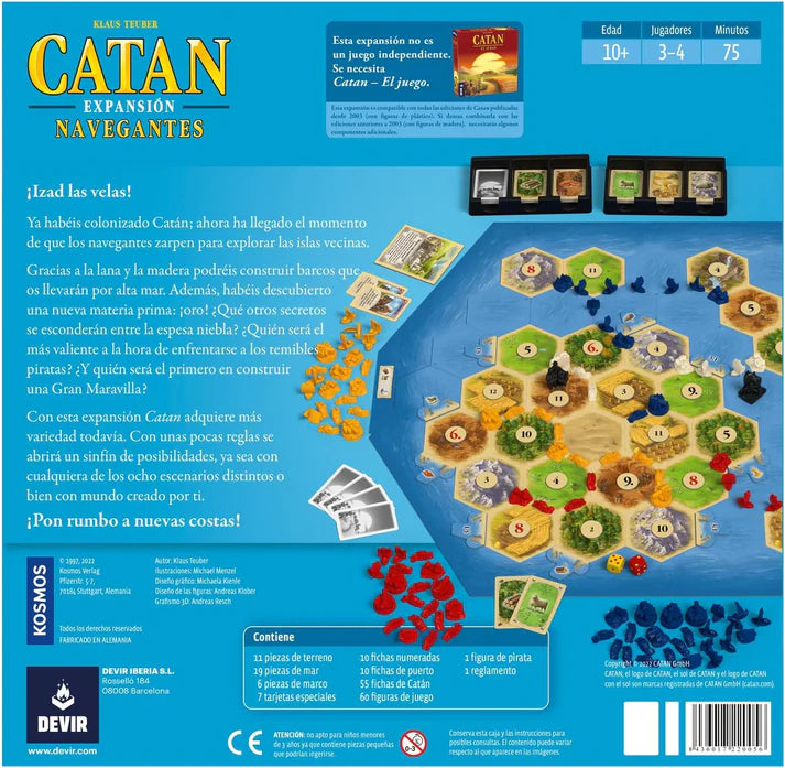 JUEGO DE MESA - Catan Expansión Navegantes