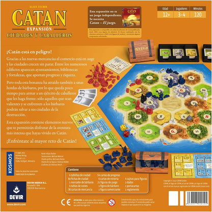 JUEGO DE MESA - Catan Expansión Ciudades y Caballeros