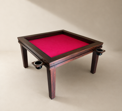 COMEDOR/MESA DE JUEGOS MODELO CUADRADA SIN LUZ LED para 4 personas.