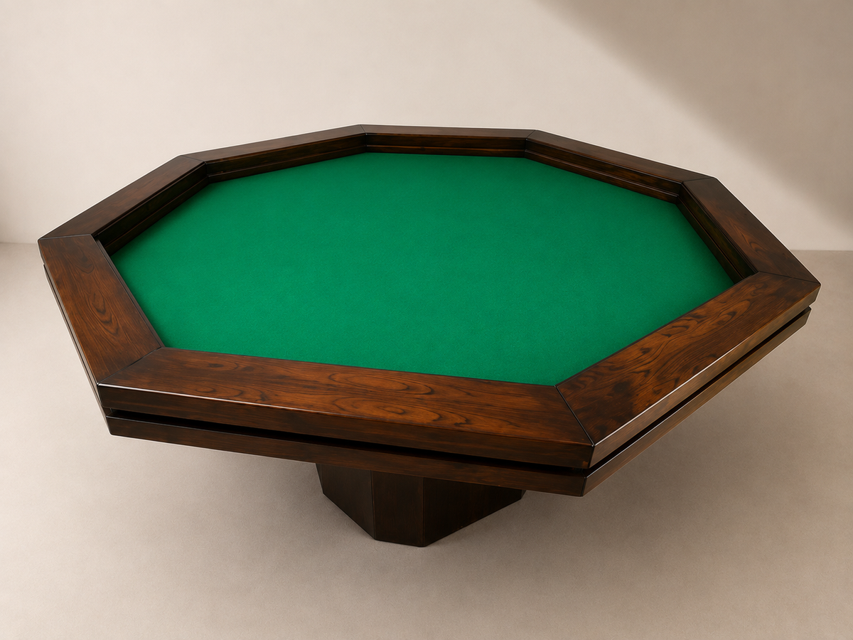 MESA OCTAGONAL SIN LUZ LED para 8 personas.