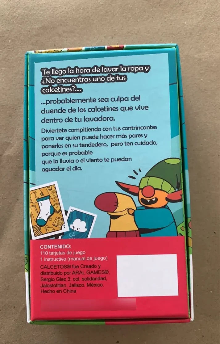 JUEGO DE MESA -  Calcetos