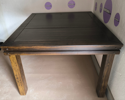 MESA MODELO CUADRILATERO CON LUZ LED para 6 personas 145cm x 120cm