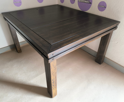 MESA MODELO CUADRILATERO CON LUZ LED para 6 personas 145cm x 120cm