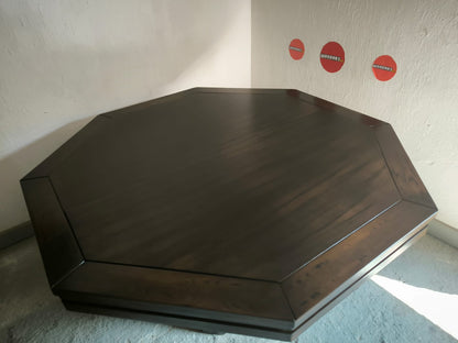 MESA OCTAGONAL CON LUZ LED para 8 personas