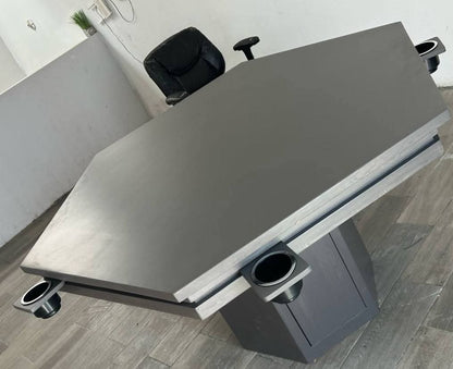 1 MESA HEXAGONAL SIN LUZ LED para 6 personas