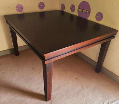 MESA MODELO CUADRILATERO SIN LUZ LED para 6 personas 145cm x 120cm