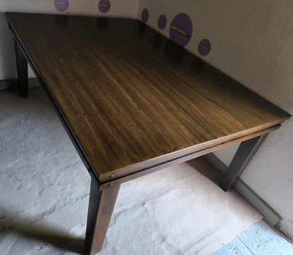 MESA JUEGO/COMEDOR "XL" RECTANGULAR CON LUZ LED PARA 10 PERSONAS