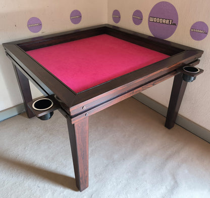 COMEDOR/MESA DE JUEGOS MODELO CUADRADA SIN LUZ LED para 4 personas