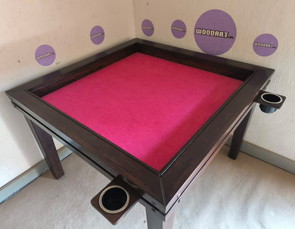 COMEDOR/MESA DE JUEGOS MODELO CUADRADA SIN LUZ LED para 4 personas