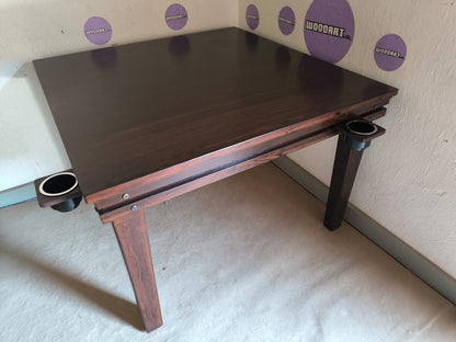 COMEDOR/MESA DE JUEGOS MODELO CUADRADA SIN LUZ LED para 4 personas