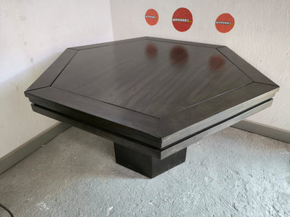 1 MESA HEXAGONAL CON LUZ LED para 6 personas