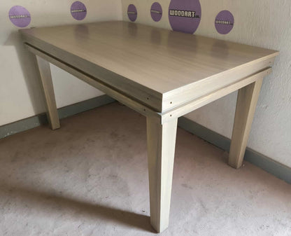 MESA RECTANGULAR CON LUZ LED para 8 personas