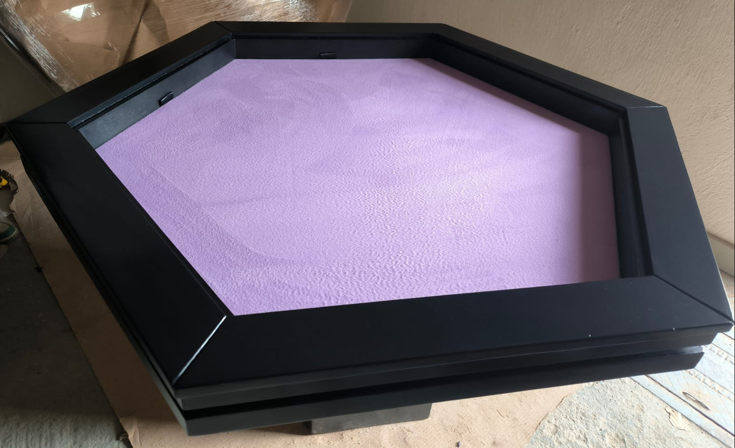 1 MESA HEXAGONAL SIN LUZ LED para 6 personas