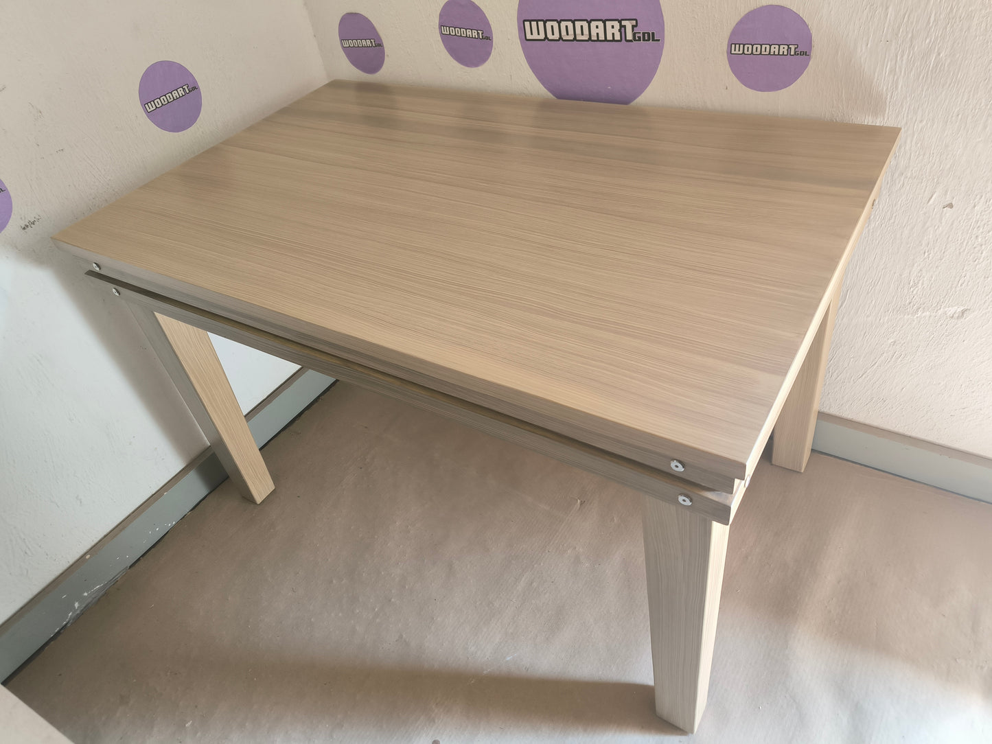 4 PERSONAS MESA JUEGO/COMEDOR RECTANGULAR TAPA ANTI DERRAMES SIN LUZ LED