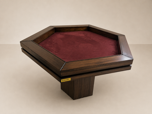 1 MESA HEXAGONAL SIN LUZ LED para 6 personas