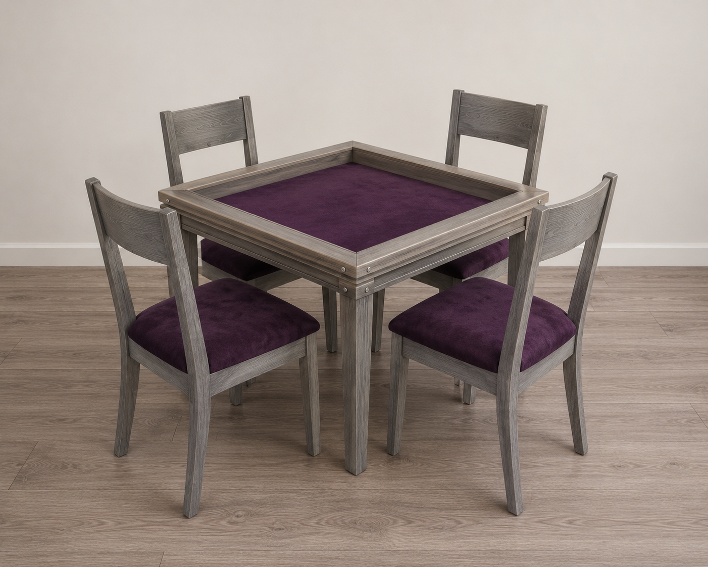 4 Sillas Catán Práctica y Cómoda - Hecha 100% de Madera