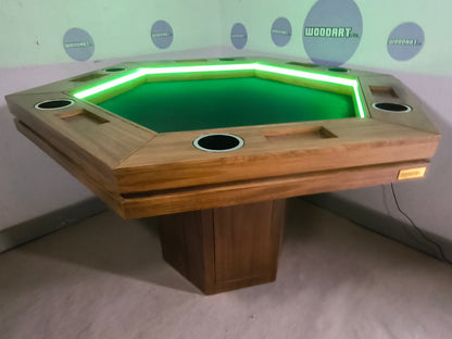 MESA DE POKER PREMIUM DE PAROTA MESA HEXAGONAL | Para 6 personas