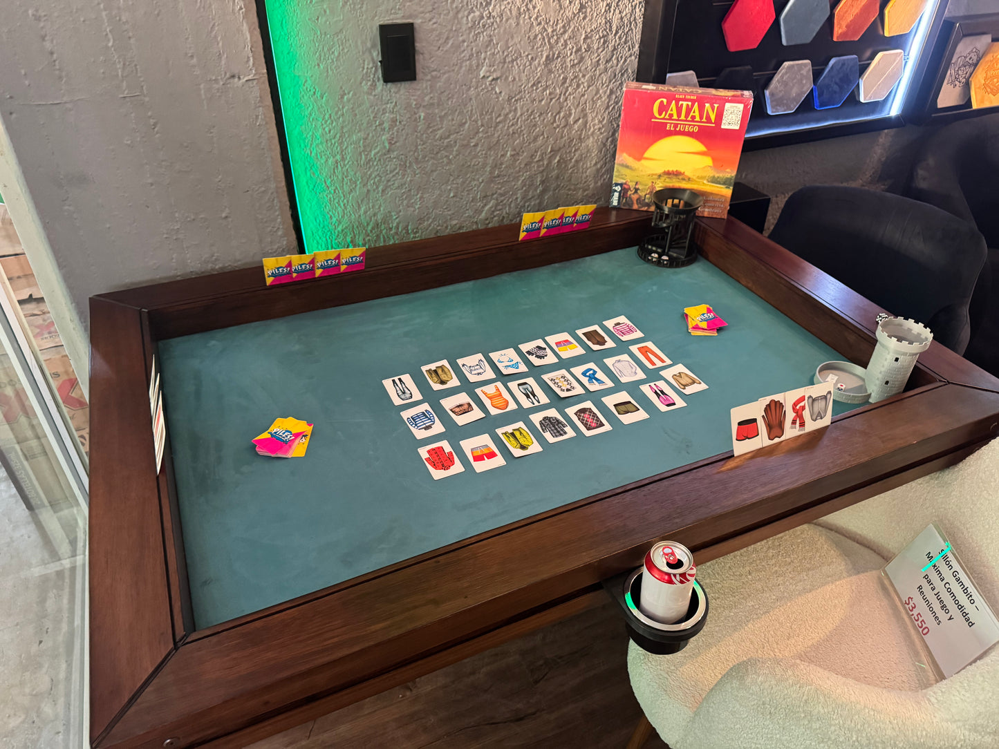 Mesa de Juegos para 6 Personas Sin Luz Led | Convierte tus reuniones en experiencias únicas