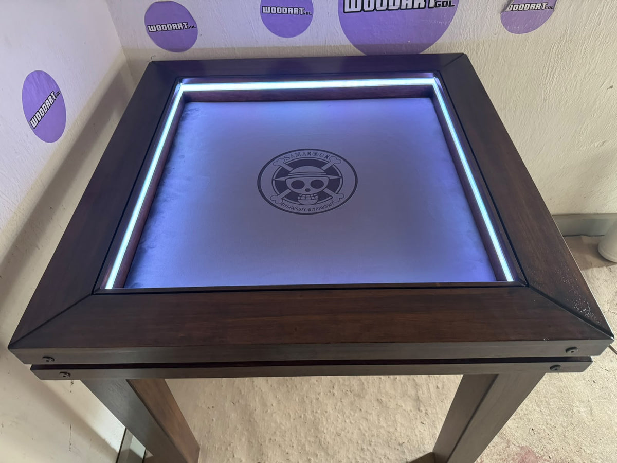 COMEDOR Y MESA DOMINO PARA 4 PERSONAS con luz Led