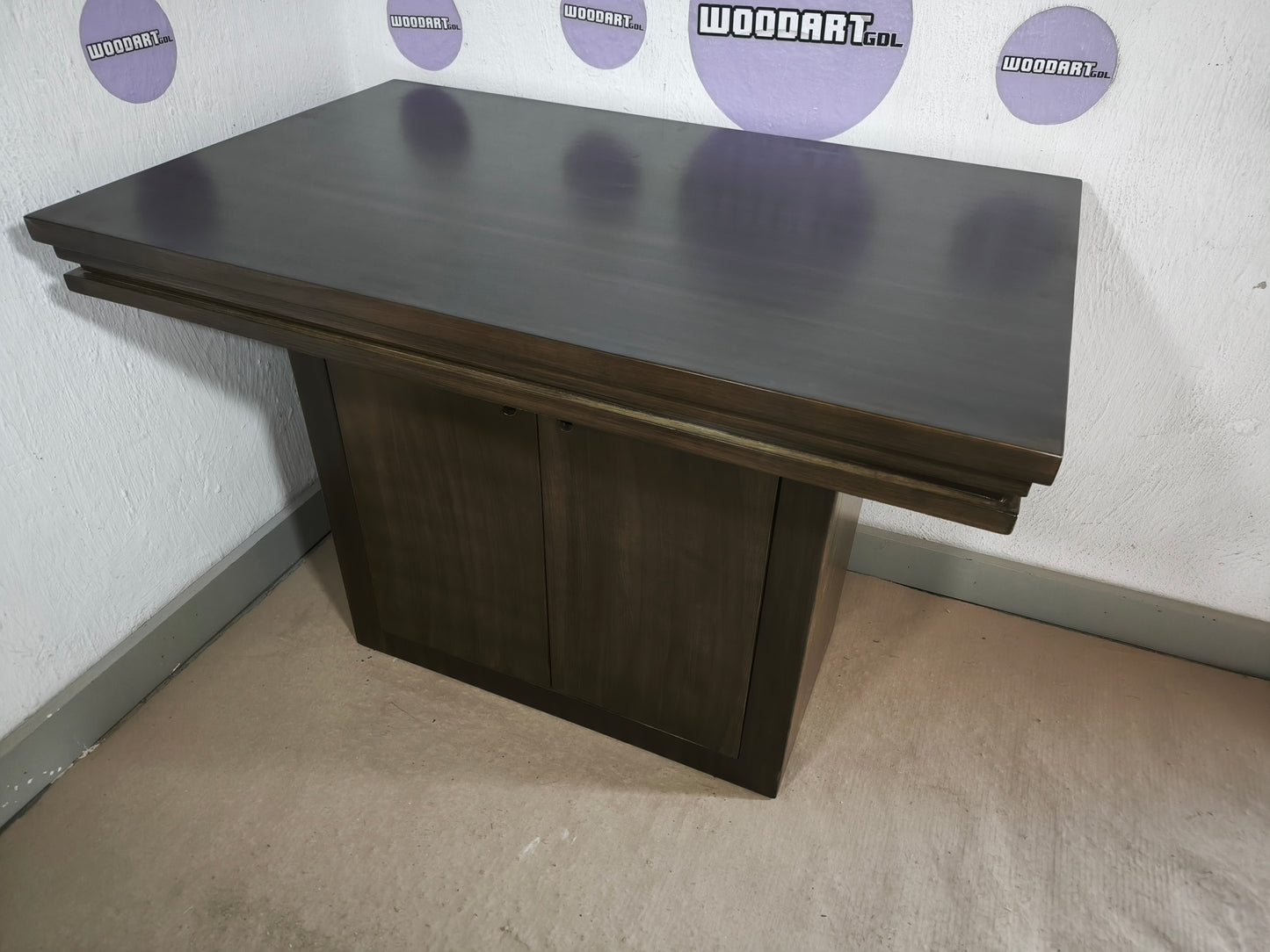 Comedor y Mesa de Juegos "Duo-Play Rectangular" (2 Personas) con Iluminación LED