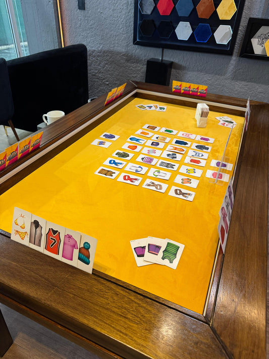 ⚔️ MESA JUEGO/COMEDOR RECTANGULAR | TAPA ANTI-DERRAMES | LUZ LED | 6 PERSONAS ⚔️