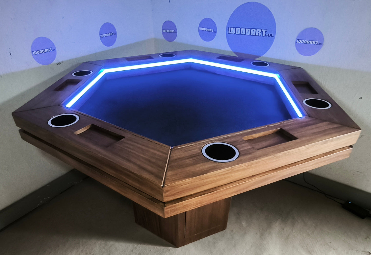 MESA DE POKER PREMIUM DE PAROTA MESA HEXAGONAL | Para 6 personas