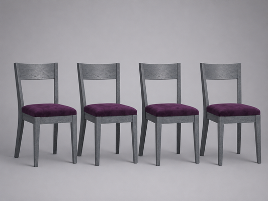 4 Sillas Catán Práctica y Cómoda - Hecha 100% de Madera