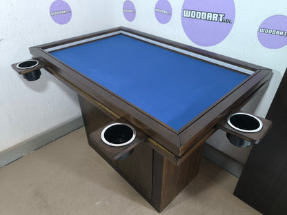 Comedor y Mesa de Juegos "Duo-Play Rectangular" (2 Personas) con Iluminación LED