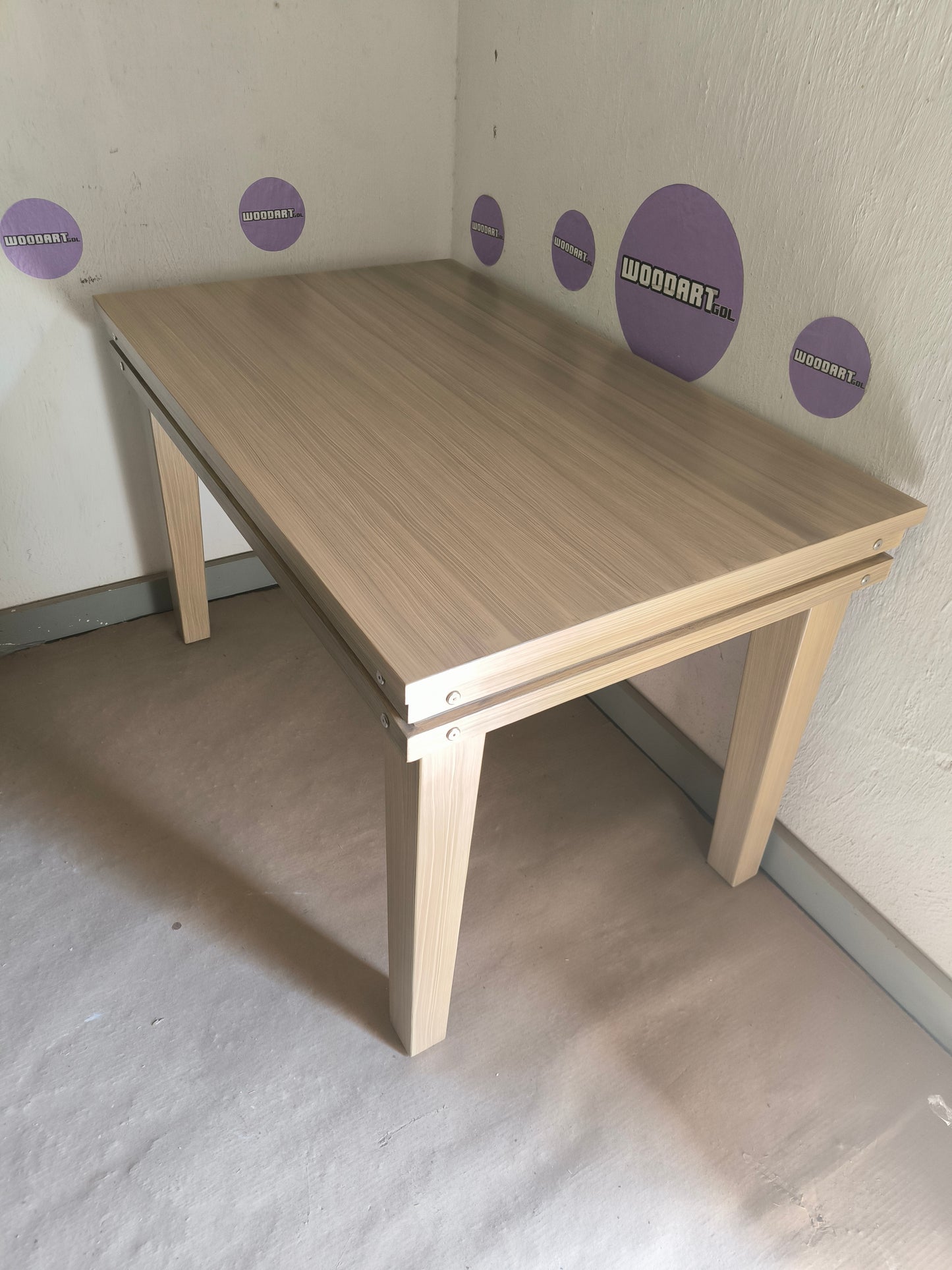 4 PERSONAS MESA JUEGO/COMEDOR RECTANGULAR TAPA ANTI DERRAMES SIN LUZ LED